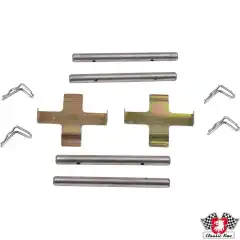Brake pad hardware kit, rear