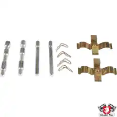 Brake pad hardware kit, rear