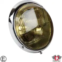 FRONTLYKT GULT GLASS, E-MERKET