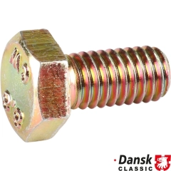 Bolt 6 mm SEKSKANTBOLT M6X12 gull eloksert,til div deksler rundt motor