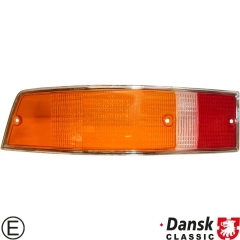 BAKLYSGLASS 69-73,BAK VENSTRE SIDE m.crome kant 911/912 Euro utgave E merket