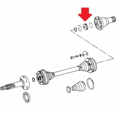 LOKK TIL CV JOINT GIRKASSE 901 I ALUMINIUM