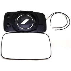 SPEIL PORSCHE KUN GLASS FLAGMIRROR/FIRKANT 944/964/911/968| for el speil/