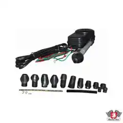 ANTENNE,ELEKTRISK,SORT,28MM BASE