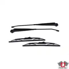 VISKERSETT MED ARM OG BLAD sort Vindusvisker, viskerblad 