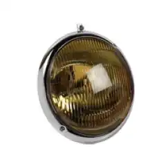 Headlight, yellow glass, assymetric, with E-mark